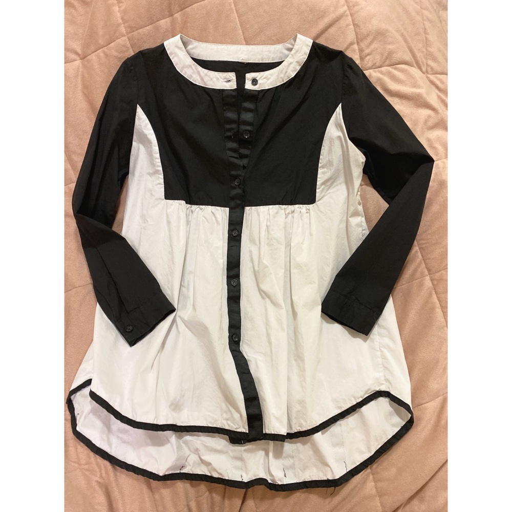 Boutique Black & White Tunic